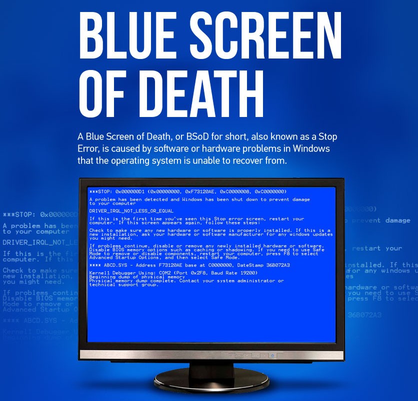 List of Windows 10 Blue Screen Error & Stop Codes BSoD⚠️