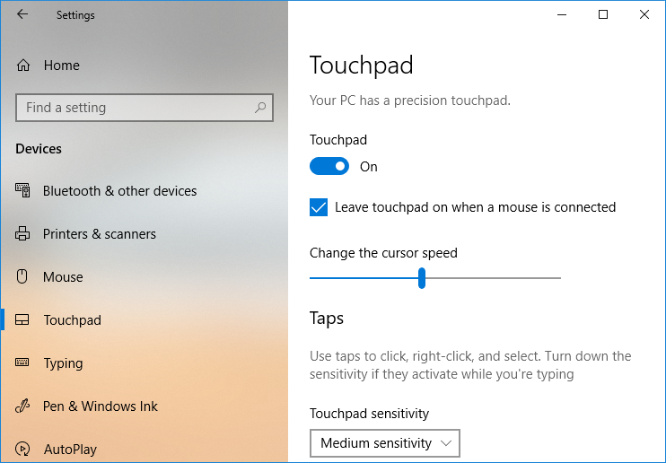 fix hp touchpad not working in windows 10